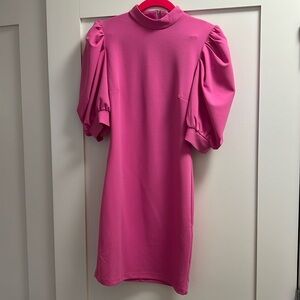 Puff sleeve dress